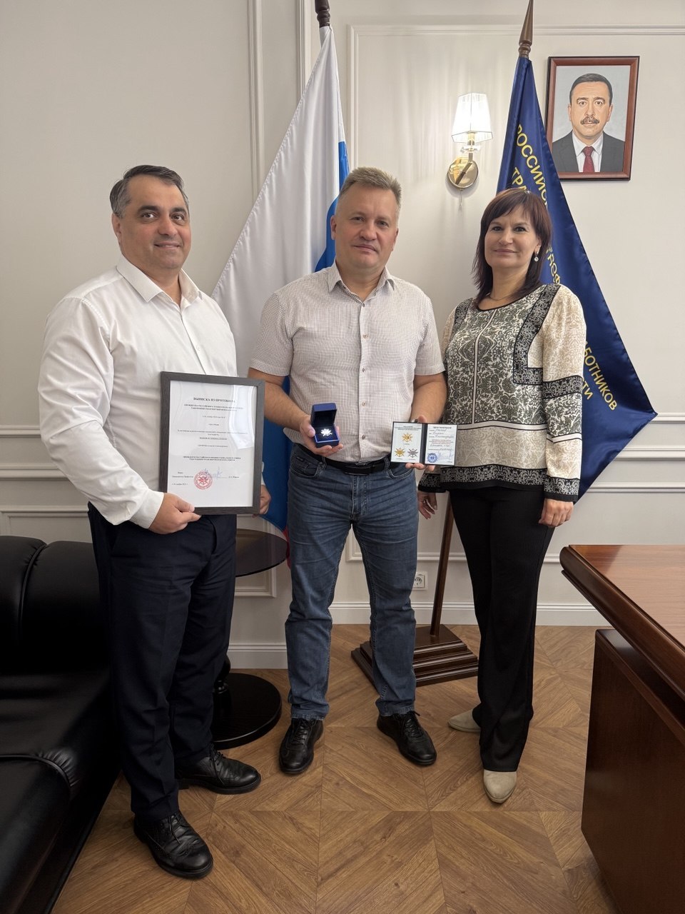 Награждение Председателя ППО